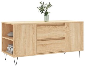 Sonoma tölgy színű szerelt fa dohányzóasztal 102 x 44,5 x 50 cm