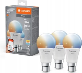 Led izzó B22 9W 60W 806lm Cct Tompítható Smart+ WiFi Classic Ledvance
