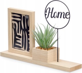 Képkeret Álló Dekoratív Bézs Mdf Home 33 X 24 X 7 CM