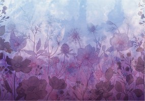 Fotótapéta Flizelin az Otthon Szobájába 3D Pasztell virágok 208x146 Ragasztó