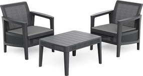 Atlas linea műanyag balkon szett párnával