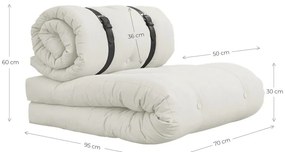 Buckle Up Linen Beige variálható fotel - Karup Design