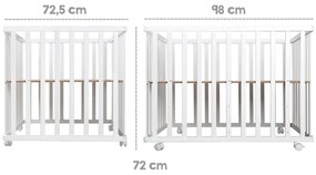 Fehér járóka 100x75 cm Sternenzauber – Roba
