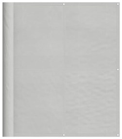 világosszürke 100% oxford poliészter erkélyparaván 120 x 400 cm