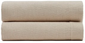 Bézs pamut ágytakaró franciaágyra 180x250 cm Bedar – Kave Home