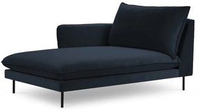 Sötétkék bársony heverő (bal oldali) Vienna – Cosmopolitan Design