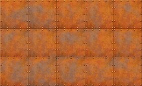 Fotótapéta flizelina Fém szegecsek Loft Industrial pár punk 350x250 +ragasztó