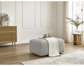 Világosszürke buklé lábtartó Tina – Bobochic Paris