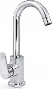 Konyhai Csaptelep Magas Króm Álló Mosogató Forgatható 360