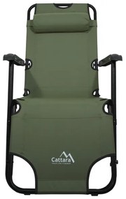 Összecsukható állítható szék zöld/fekete