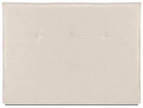 Bézs ágytámla 200x120 cm Monica – Milo Casa