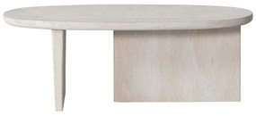 Natúr színű mangófa dohányzóasztal 110x60 cm Seam – WOOOD
