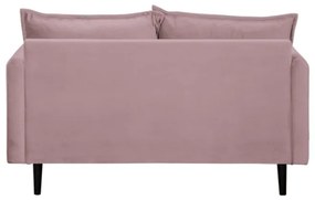 Levendula színű bársony kanapé 138 cm Juli – Ropez