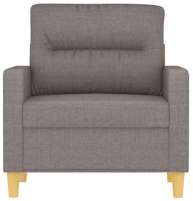 tópszínű szövet kanapéfotel 60 cm