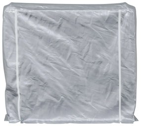 tűzifa állvány esővédővel 150x25x150 cm Horganyzott acél