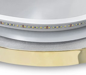 Rea, LED tükör 90cm arany kerettel MMJ, HOM-02504