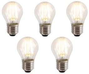 5 db-os E27 3 fokozatban szabályozható LED izzó szett P45 5W 700 lm 2700K