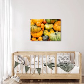 Üveg kép - Őszi sütőtök (70x50 cm)