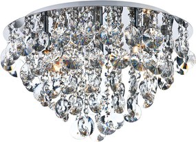 DAR LIGHTING JES5450 JESTER Kristály Mennyezeti Lámpa Csiszolt Króm G9 IP20