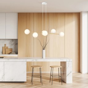 Emibig modern függeszték gravity fehér arany emi1242/6