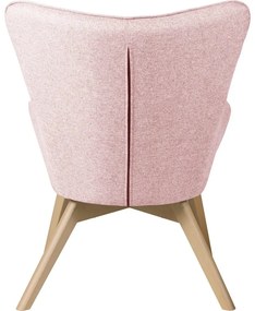 Világos rózsaszín fotel Niko – Ropez