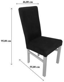 Étkezőszék ALISON fekete/tölgy