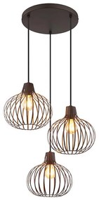 Globo 33379311 - Zsinóros függőlámpa MATEO 3xE27/40W/230V