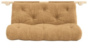 Világosbarna kordbársony kinyitható kanapé 135 cm Hooked – Karup Design