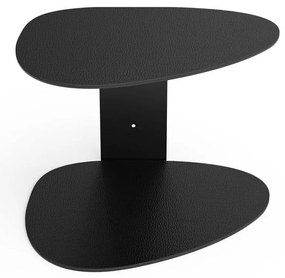 Fekete acél fali polc 29 cm Curve Bull – LIND DNA