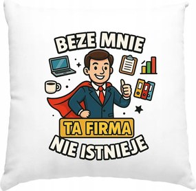 Párna Ajándék Főnöknek Nélkülem Ez A Cég Nem Létezik Fekete