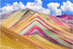 Kép - Rainbow Mountain, Peru (90x60 cm)