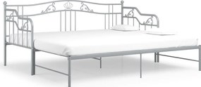 vidaXL szrüke fém kihúzható kanapéágy-keret 90 x 200 cm