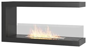 InFire - Sarok BIO kandalló100x50 cm 3kW bifaciális