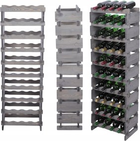 Bortartó állvány moduláris palacktartó állvány 10x4 40 cipő szerelés szerszámok nélkül