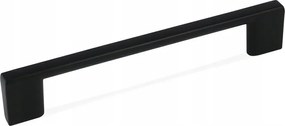 Bútorfogantyú Egyenes Vékony Fekete Matt Fém 320 MM AR004