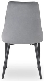 Szürke Bársony Étkezőszék. BARI