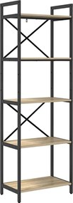 vidaXL Könyvespolc Sonoma tölgy 56 x 34 x 171 cm Faanyag
