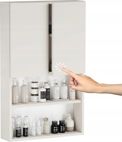 Függő fürdőszoba szekrény kasmír fürdőszoba fölé törölközőtartó 17cm