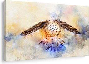 Kép - Álomfogó tollas (90x60 cm)