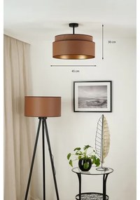 Brilagi - OREGON VEGE stropní lustr 1xE27/15W/230V, pr. 45 cm, barna