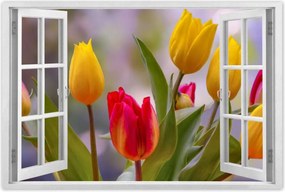 Poszterek 90x60 Tulipánok Virágok