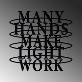 Hands fém fali dekoráció, 38×37 cm