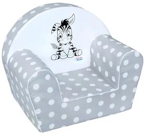 New Baby Zebra gyermek szék, szürke, 42 x 53 cm