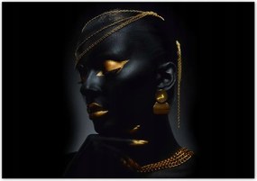 Poszterek 100x70 Aranyozott arc