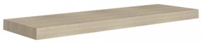 tölgyszínű MDF lebegő fali polc 80 x 23,5 x 3,8 cm