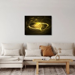 Modern absztrakt kép (üvegen) (70x50 cm)