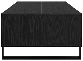 vidaXL Dohányzóasztal Fekete tölgy 104 x 60 x 35 cm Faanyag