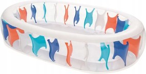 Kerti Felfújható Nagy Családi Medence Négyszögletes Bestway 229 x 152 cm