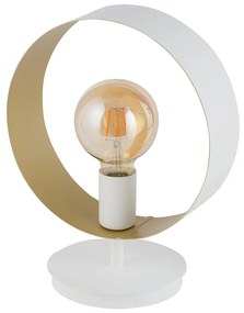 Sigma Asztali lámpa HAPPY 1xE27/60W/230V fehér/arany SI0063