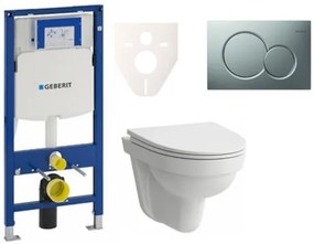 Fali WC szett Geberit előtétfalas szereléshez + Laufen Pro Nordic WC SIKOGES3H3